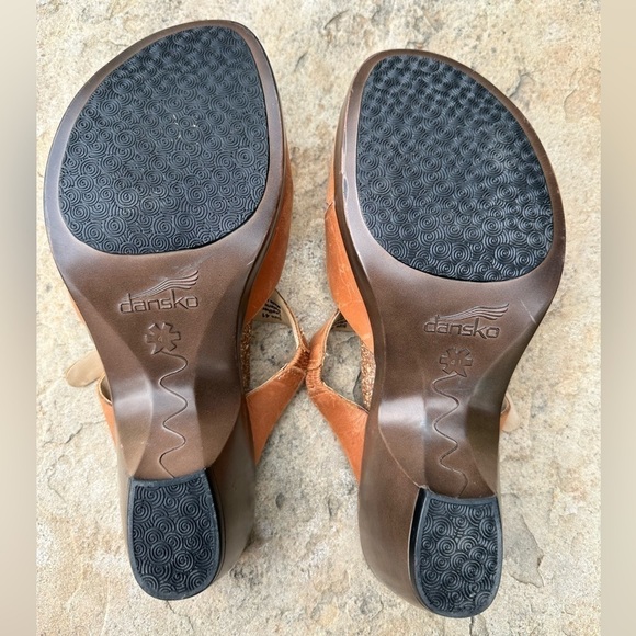 Dansko Cai Full Grain Leather Amber Sandals Adjustable Buckle 41 US 10.5-11 - Picture 10 of 10